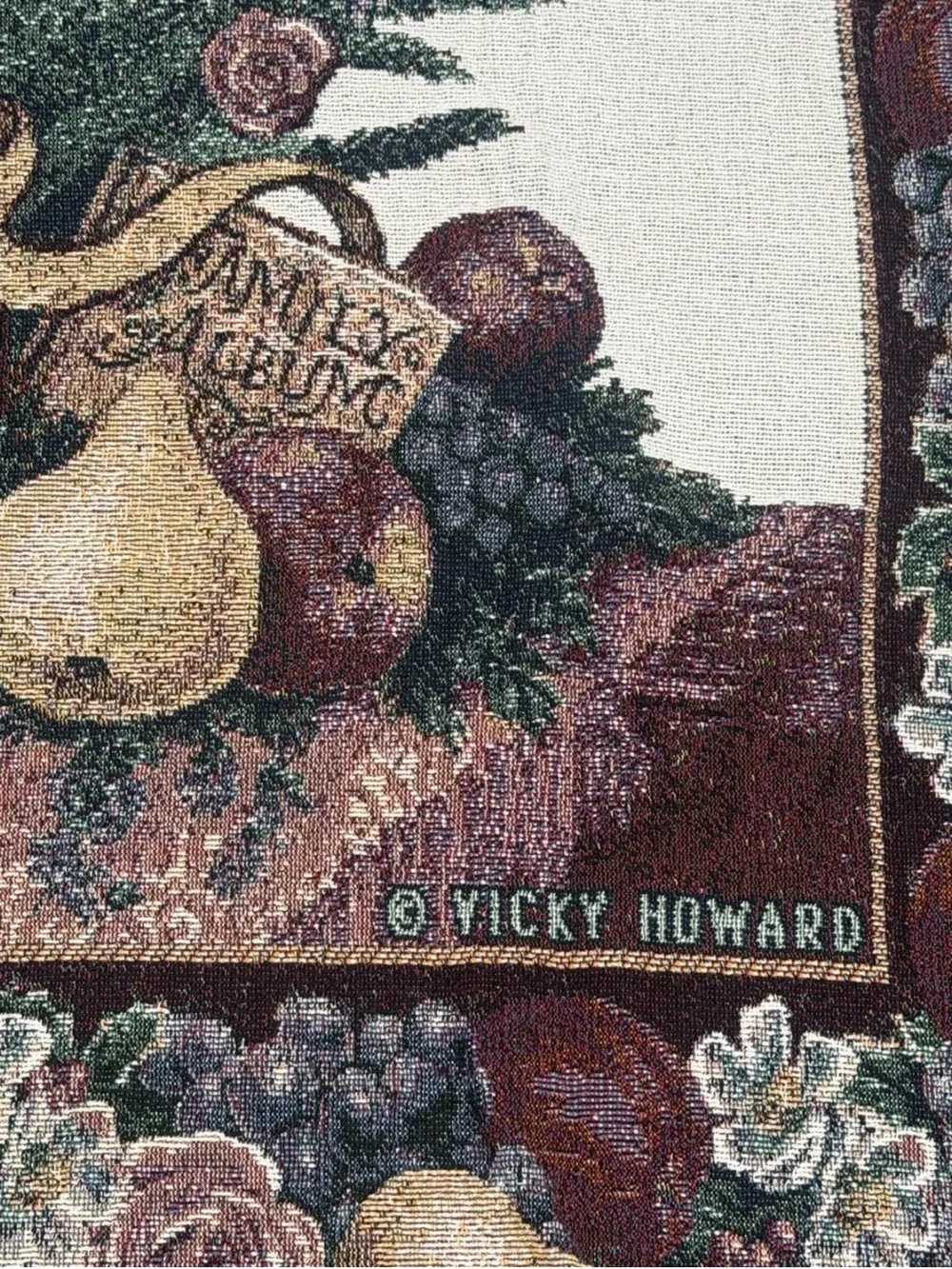 Christmas Tree Tapestry Throw Blanket 48x70” Manual Woodworkers Peace on Earth